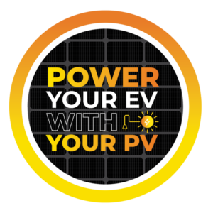 Power your EV with your PV logo