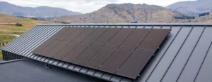 Solar Array on roof in Queenstown
